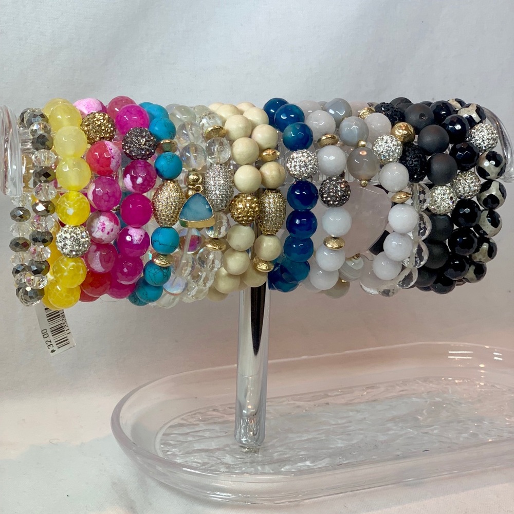 Gemstone Crystal bracelets Jam Jewels